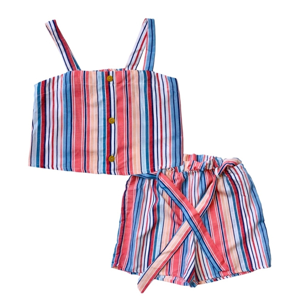 Love Squared 2 piece short set. Girls Sz 8. NWTs
